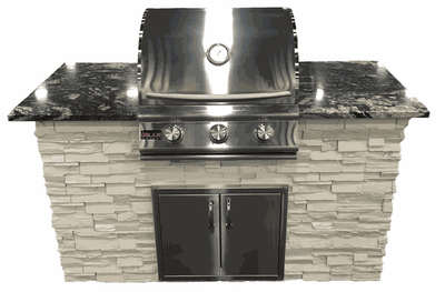 5' Outdoor Kitchen Deluxe Island!