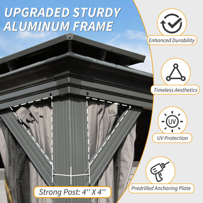 12' X 14' Hardtop Gazebo