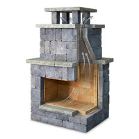 Bluestone Compact Outdoor Fireplace — How It Works