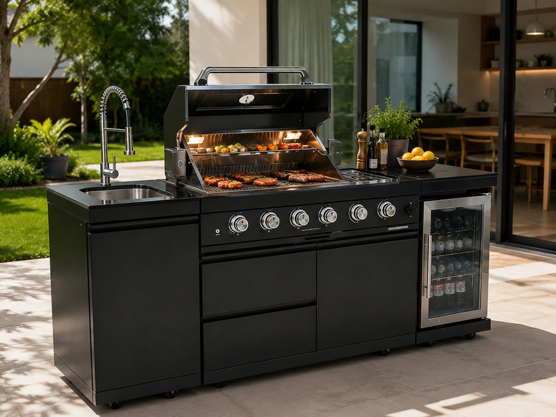Professional 4-Burner Grill System