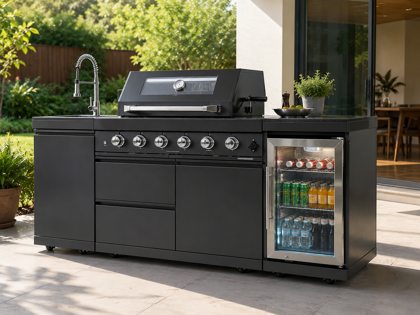 Built-in Wine Cooler & Refrigerator