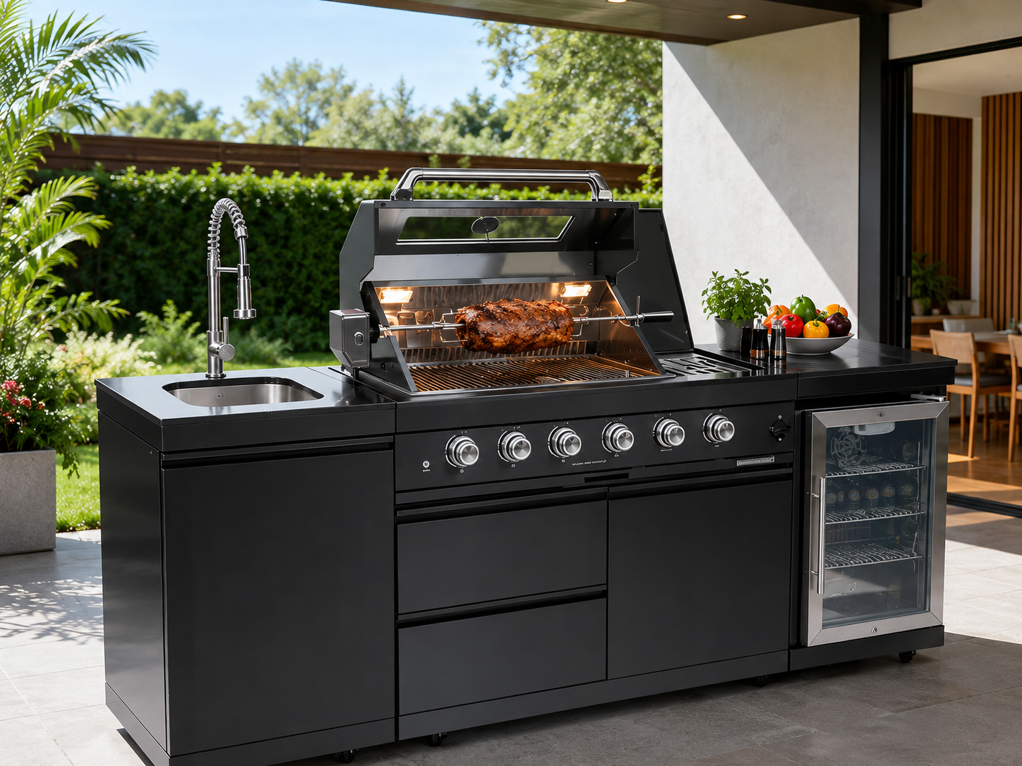 Rotisserie Kit & Sink