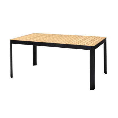 Portals Dark 4 Seater Carver Rectangular Dining set
