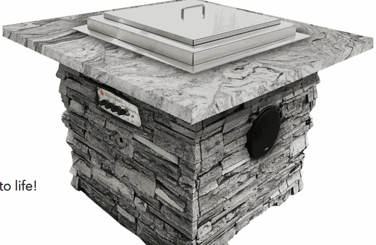 TRU Innovative outdoor Blazing Beats Fire table!