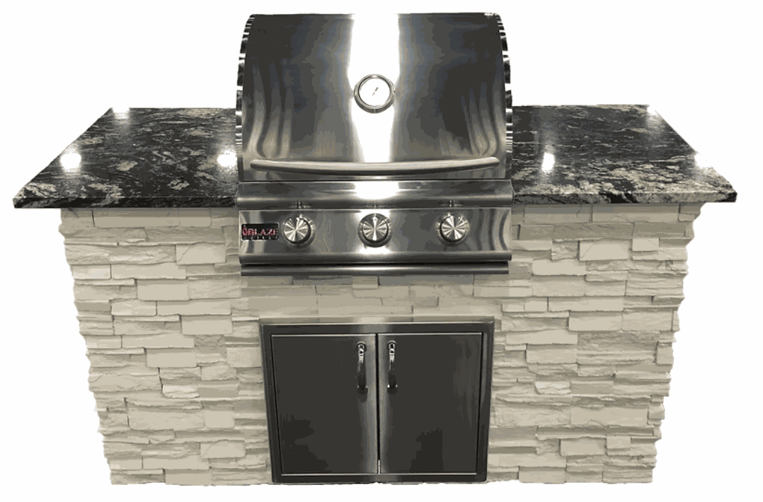 5' Outdoor Kitchen Deluxe Island!