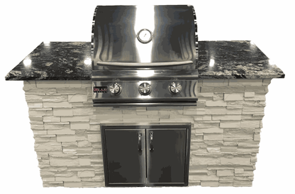 5' Outdoor Kitchen Deluxe Island!