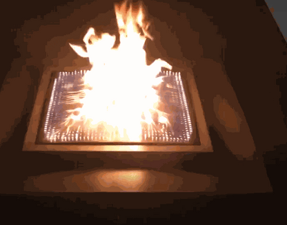 TRU Innovative outdoor Blazing Beats Fire table!